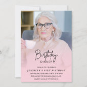 Invitations à 85e anniversaire Anniversaire Dîner  (Devant)