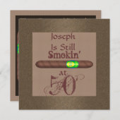 Invitations à Cigar 50e anniversaire (Devant / Derrière)