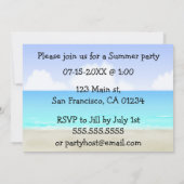 Invitations à des fêtes de plage de Surfboards (Dos)