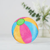 Invitations à des soirées à thème de beach-ball (Debout devant)