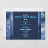 Invitations à des soirées thématiques spatiales - (Dos)