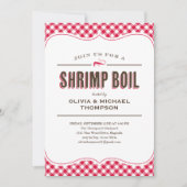 Invitations à ébullition de crevettes (Devant)