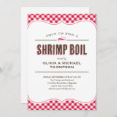 Invitations à ébullition de crevettes (Devant / Derrière)