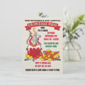 Invitations à ébullition de l'écrevisse sur arrièr (Debout devant)