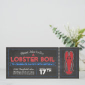 Invitations à ébullition du homard (Debout devant)