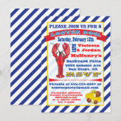 Invitations à ébullition du homard (Devant / Derrière)