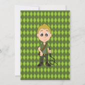 Invitations à imprimer pour l'anniversaire du garç (Dos)