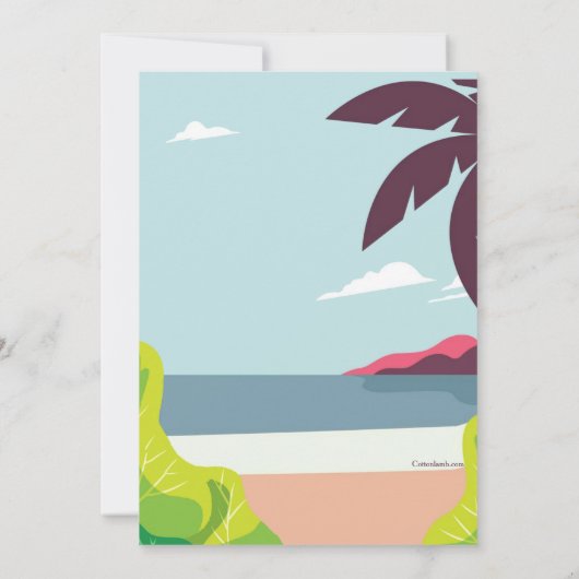 Invitations à la Bachelorette (Dos)