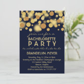 Invitations à la Bachelorette Party Bubbles Champa (Debout devant)