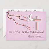 Invitations à la célébration du 25e Jubilé de Soeu (Devant / Derrière)