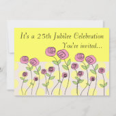 Invitations à la célébration du 25e Jubilé de Soeu (Devant)
