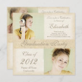 Invitations à la cérémonie de remise des diplômes  (Devant / Derrière)