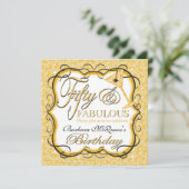 Invitations à la cérémonie du 50e anniversaire de (Debout devant)