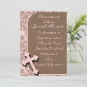 Invitations à la CONFIRMATION DOMMAQUES À LA ROSE  (Debout devant)
