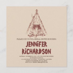 Invitations à la douche nuptiale