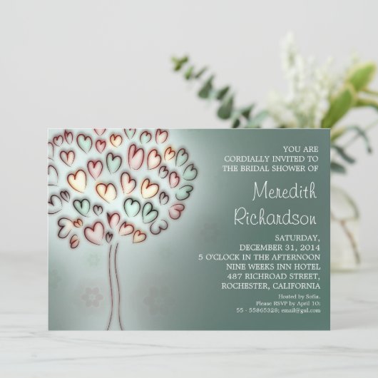 invitations à la douche nuptiale (Debout devant)