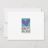 Invitations à la douche nuptiale de la mariée mûre (Dos)