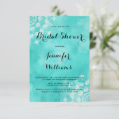 invitations à la douche nuptiale de la plage de Ma (Debout devant)