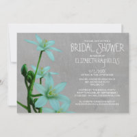 Invitations à la douche nuptiale Star of Bethlehem