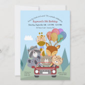 Invitations À La Fête D'Anniversaire (Devant)