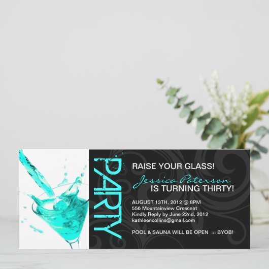 INVITATIONS À LA FÊTE D'ANNIVERSAIRE (Debout devant)