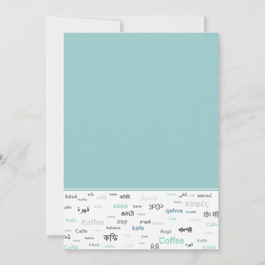 Invitations à la fête d'anniversaire à thème Blue  (Dos)