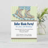 Invitations à la fête d'anniversaire à thème de la (Debout devant)