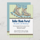 Invitations à la fête d'anniversaire à thème de la (Devant / Derrière)