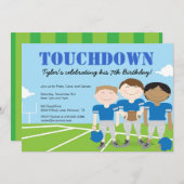 Invitations à la fête d'anniversaire à thème du ba (Devant / Derrière)