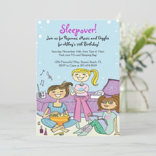 Invitations à la fête d'anniversaire à thème pour (Debout devant)