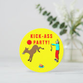 invitations à la fête d'anniversaire adulte (Debout devant)