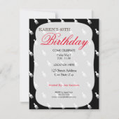 Invitations à la fête d'anniversaire Afro Puff (Devant)