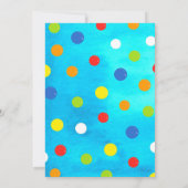 Invitations à la fête d'anniversaire de Bounce Hou (Dos)