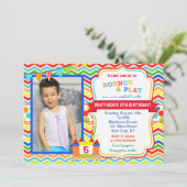 Invitations à la fête d'anniversaire de Bounce Hou (Debout devant)