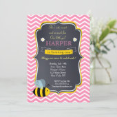 Invitations à la fête d'anniversaire de Bumble Bee (Debout devant)