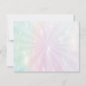 Invitations à la fête d'anniversaire de Cat Mermai (Dos)