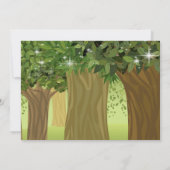 Invitations à la fête d'anniversaire de Fairy Wood (Dos)