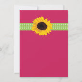 Invitations à la fête d'anniversaire de gymnastiqu (Dos)