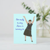 Invitations à la fête d'anniversaire de Karaoké, c (Debout devant)