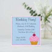 Invitations à la fête d'anniversaire de Kawaii Che (Debout devant)