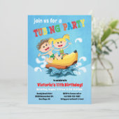 Invitations à la fête d'anniversaire de la banane  (Debout devant)