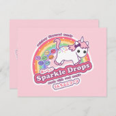 Invitations à la fête d'anniversaire de la Candy d (Devant / Derrière)