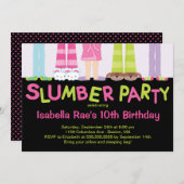 Invitations à la fête d'anniversaire de la fête de (Devant / Derrière)