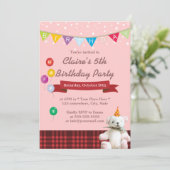 Invitations à la fête d'anniversaire de la fille d (Debout devant)