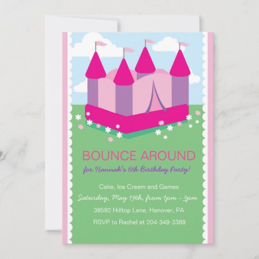 Invitations à la fête d'anniversaire de la Maison (Devant)