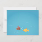 Invitations à la fête d'anniversaire de la pêche l (Dos)