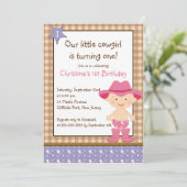 Invitations à la fête d'anniversaire de la petite (Debout devant)