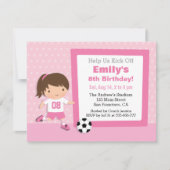 Invitations à la fête d'anniversaire de la petite  (Devant)