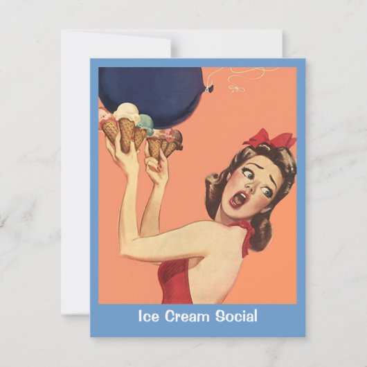 Invitations à la fête d'anniversaire de la surpris (Devant)