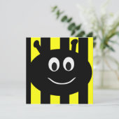 Invitations à la fête d'anniversaire de l'abeille (Debout devant)